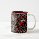 Search for red mandala mugs Yoga