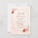 Search for boho sweet 16 invitations Terracotta