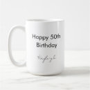 Search for happy birthday mugs 50 years old