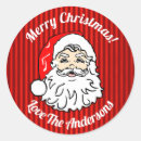 Search for retro santa stickers Red