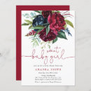 Search for maroon baby shower invitations Elegant