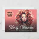Search for salon business christmas cards For her