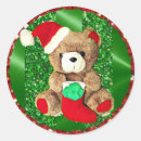 Search for christmas teddy bear stickers Merry