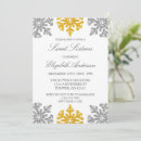 Search for snowflake sweet 16 invitations Winter