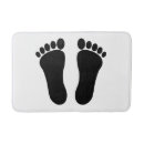 Search for footprint bath mats Feet