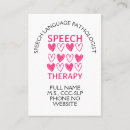 Search for language teacher business cards Speech