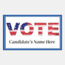 Search for candidates stickers Election