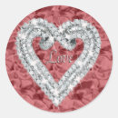 Search for red diamond stickers Heart