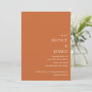 Search for burnt orange bridal shower invitations Elegant