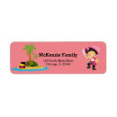Search for treasure return address labels Cute