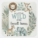 Search for 1st birthday wild one stickers Elegant