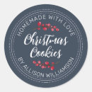 Search for cookie packaging stickers Navy blue