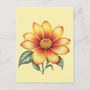Search for fall flowers postcards Orange