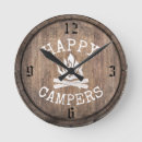 Search for happy camper clocks Retirement