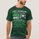 Search for playing game tshirts Black