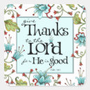 Search for give thanks to the lord stickers God