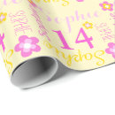 Search for 14th birthday wrapping paper Pink