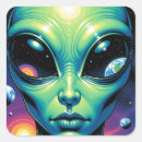 Search for alien eyes stickers Planets
