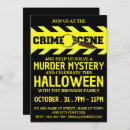 Search for crime scene invitations Magnifying glass