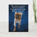 Search for pug lover birthday cards From the dog