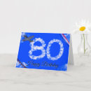 Search for dads 80th birthday cards Father