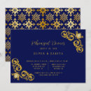 Search for damask rehearsal dinner invitations Blue