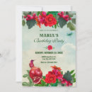 Search for red birds invitations Vintage
