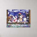 Search for funny christmas canvas prints Animal