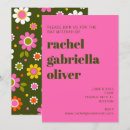Search for bold flower invitations Groovy