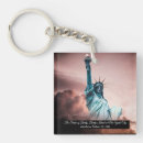Search for liberty square key rings Statue of liberty