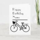 Search for cyclists cards Black and white