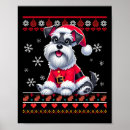 Search for miniature schnauzer dog posters Funny christmas