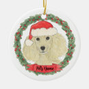 Search for red poodle christmas tree decorations Green
