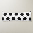 Search for soccer cushions Black and white