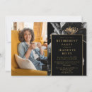 Search for black farewell party invitations Modern