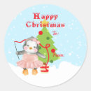 Search for happy penguins stickers Xmas