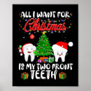 Search for two front teeth Want