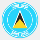 Search for flag of st lucia stickers Travel