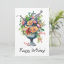 Search for flowers in a vase cards For her