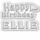 Search for ellie stickers Birthday