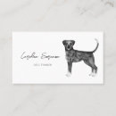 Search for boxer dog business cards Black and white