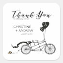 Search for bicycle thank you stickers Tandem
