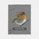 Search for robin bird blankets Redbreast