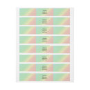 Search for blue green purple return address labels Pattern