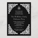 Search for white masquerade ball invitations Black and white