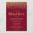 Search for glitter rehearsal dinner invitations Formal