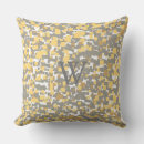 Search for grey and gold cushions Monogrammed