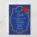 Search for beauty and the beast birthday invitations Be our guest