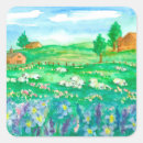 Search for landscape watercolor stickers Wildflowers