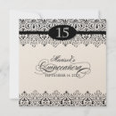 Search for black white silver quinceanera invitations Quinceañera